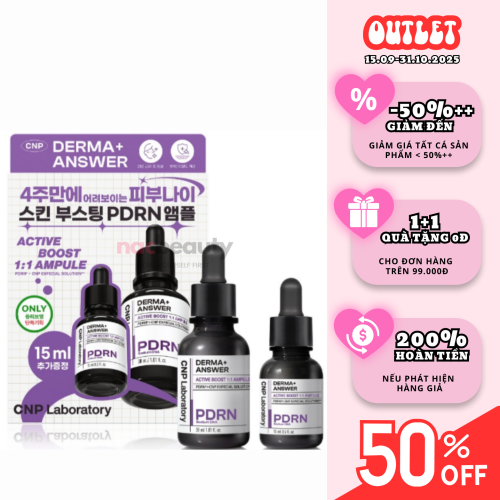 Tinh Chất PDRN Căng Bóng Sáng, Hỗ Trợ Tái Sinh CNP Derma Answer Active Boost Ampule 15ml / 30ml