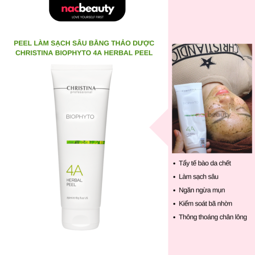 Mặt Nạ Peel Christina Làm Sạch Sâu Bằng Thảo Dược Biophyto 4A Herbal Peel 250ml