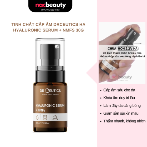 Tinh Chất Cấp ẩm DRCEUTICS HA Hyaluronic Serum + NMFs 30g