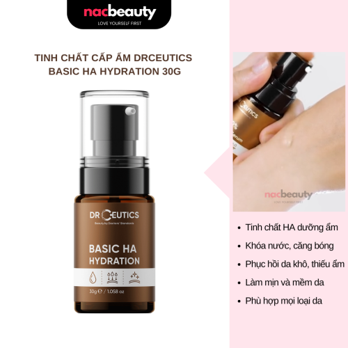 Tinh Chất Cấp Ẩm DRCEUTICS Basic HA Hydration 30g