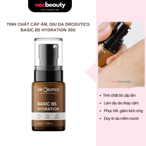Tinh Chất Cấp Ẩm, Dịu Da DRCEUTICS Basic B5 Hydration 30g
