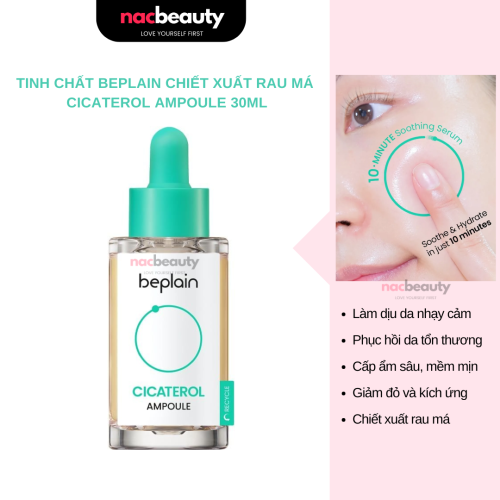 Tinh Chất Beplain Rau Má Làm Dịu, Phục Hồi Da Cicaterol Ampoule 30ml