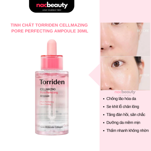 Tinh Chất Torriden Chống Lão Hóa Cellmazing Pore Perfecting Ampoule 30ml