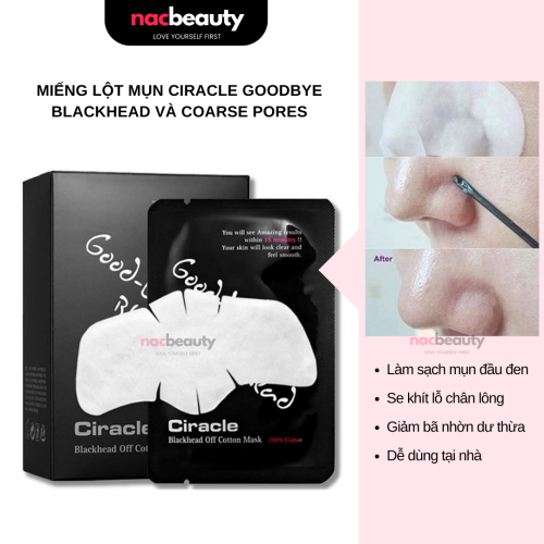 Miếng Lột Mụn Ciracle Hỗ Trợ Hút Và Đẩy Mụn Đầu Đen (1 Miếng) Goodbye Blackhead