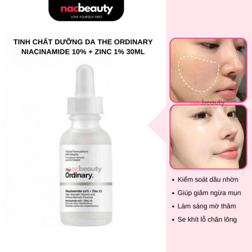 Tinh Chất Dưỡng Da The Ordinary Niacinamide 10% + Zinc 1% 30ml