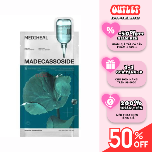 Mặt Nạ Mediheal Chiết Xuất Rau Má Cho Da Nhạy Cảm 24ml