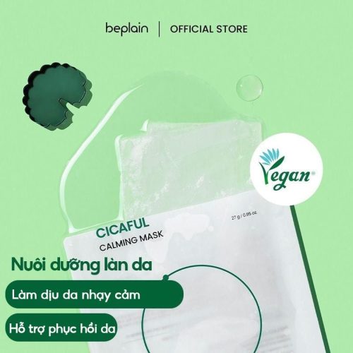 Mặt Nạ Beplain Phục Hồi Dưỡng Da Cấp Ẩm Cicaful Calming Mask 27G - Ảnh 4