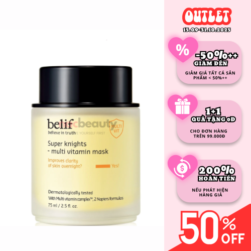 Mặt Nạ Ngủ Belif Dưỡng Sáng Da Super Knight Multi Vitamin Mask 75ml