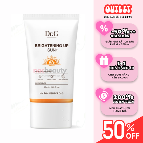 Kem Chống Nắng DrG Brightening Up Sun+ SPF50+ PA+++ 50ml