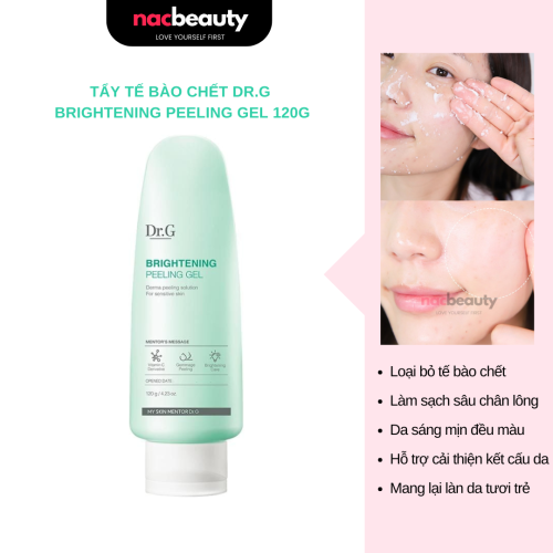 Tẩy Tế Bào Chết DrG Dạng Gel Dịu Nhẹ, Làm Sáng Da Brightening Peeling Gel 120g