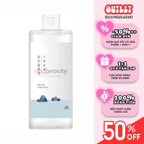 Nước Tẩy Trang Round Lab Sạch Sâu Dịu Nhẹ 1025 Dokdo Cleansing Water 400ml