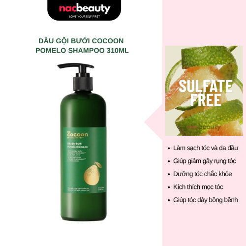 Dầu Gội Cocoon Tinh Chất Dầu Bưởi Giúp Giảm Gãy Rụng & Hỗ Trợ Mọc Tóc Pomelo Shampoo 310ml - 500ml
