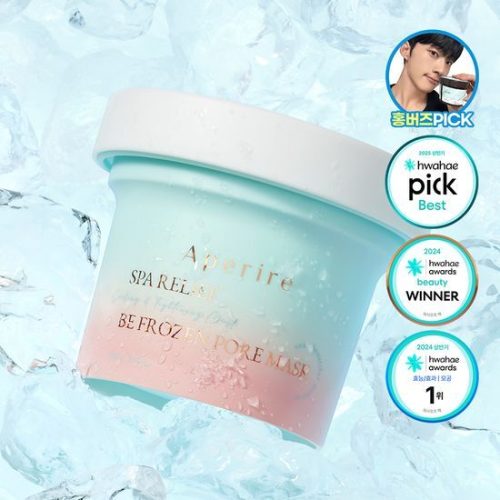 Mặt Nạ Đất Sét Aperire Thu Nhỏ Lỗ Chân Lông, Điều Tiết Dầu Thừa Spa Relief Be Frozen Pore Mask 200g - Ảnh 2