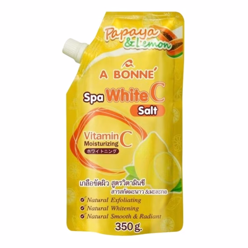 Muối Tắm A Bonne Vitamin C Chiết Xuất Đu Đủ & Chanh 350g Spa White C Salt