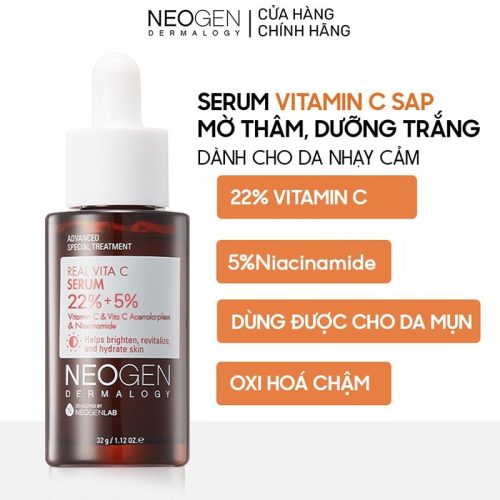 Tinh Chất Neogen Dưỡng Sáng Da, Mờ Thâm Neogen Dermalogy Real Vitamin C Serum 32g - Ảnh 6
