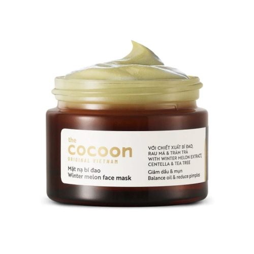 Mặt Nạ Rửa Cocoon Bí Đao Hỗ Trợ Giảm Dầu Và Mụn Winter Melon Face Mask 30ml - 100ml - Ảnh 3
