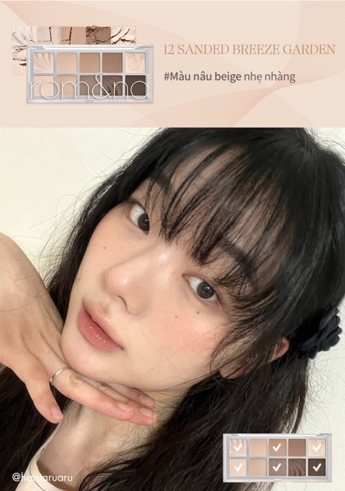 Bảng Phấn Mắt Rom&nd Better Than Palette 10 Ô - Ảnh 13