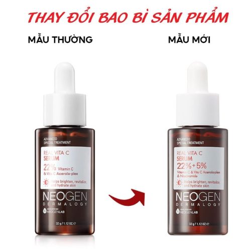 Tinh Chất Neogen Dưỡng Sáng Da, Mờ Thâm Neogen Dermalogy Real Vitamin C Serum 32g - Ảnh 4