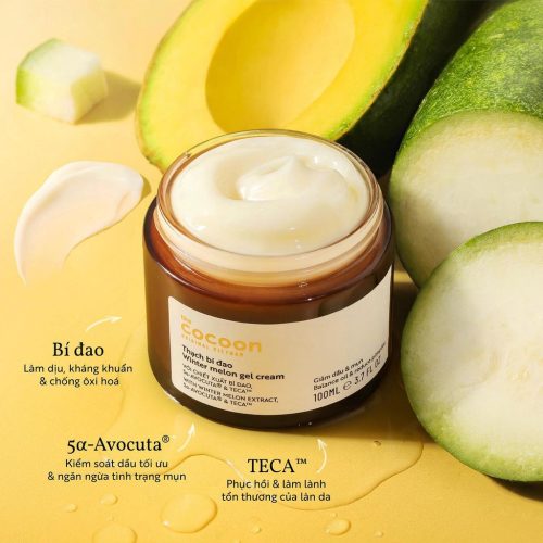 Alternative view of Kem Dưỡng Ẩm Cocoon Hỗ Trợ Ngừa Mụn Dạng Thạch Từ Bí Đao Winter Melon Gel Cream 30ml - 100ml