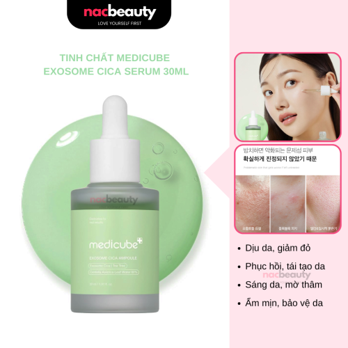 Tinh Chất Medicube Làm Dịu Mờ Thâm Exosome Cica Serum 30ml
