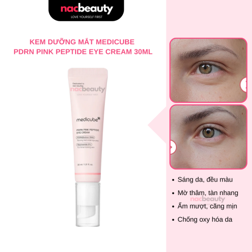 Kem Dưỡng Mắt Medicube PDRN Pink Peptide Eye Cream 30ml